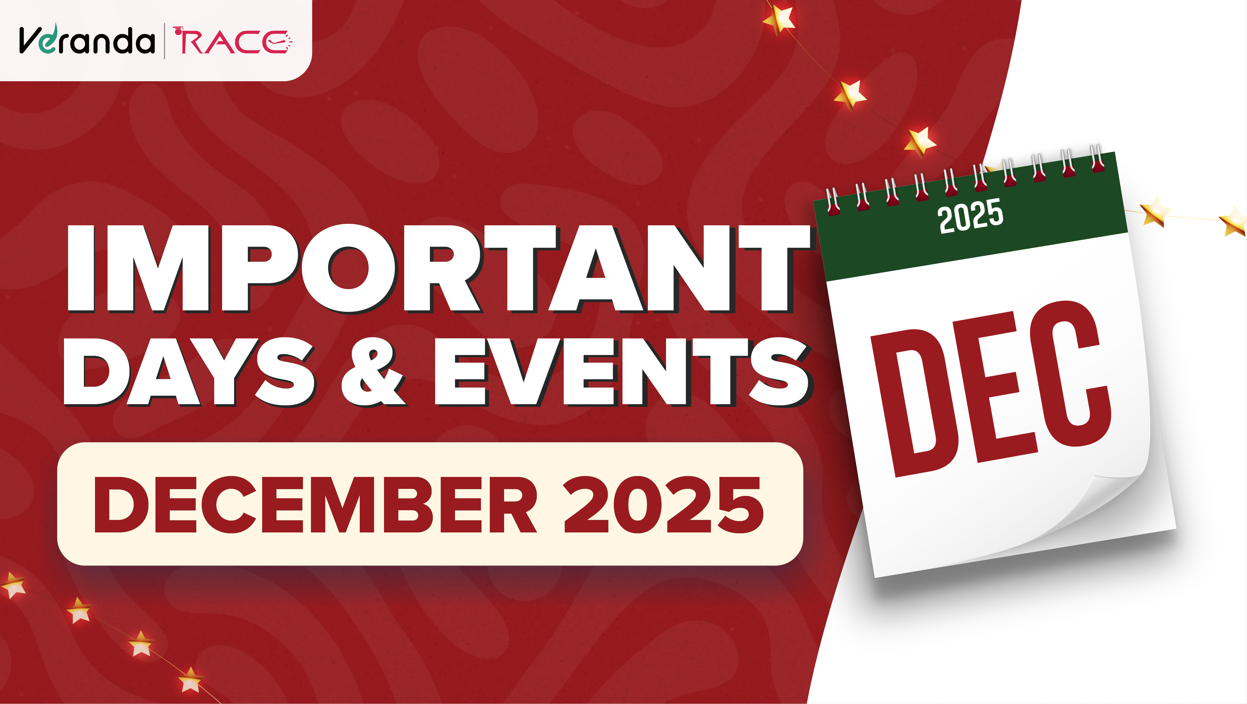 Important Days in December 2025: National and International Special Days and Dates List